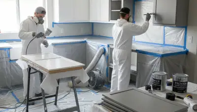 Cabinet painting in Bradenton, FL for durable, humidity-resistant kitchen finishes