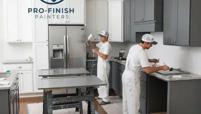 Cabinet painting in Bradenton, FL by Bradenton Paint Pros for durable, humidity-resistant finishes
