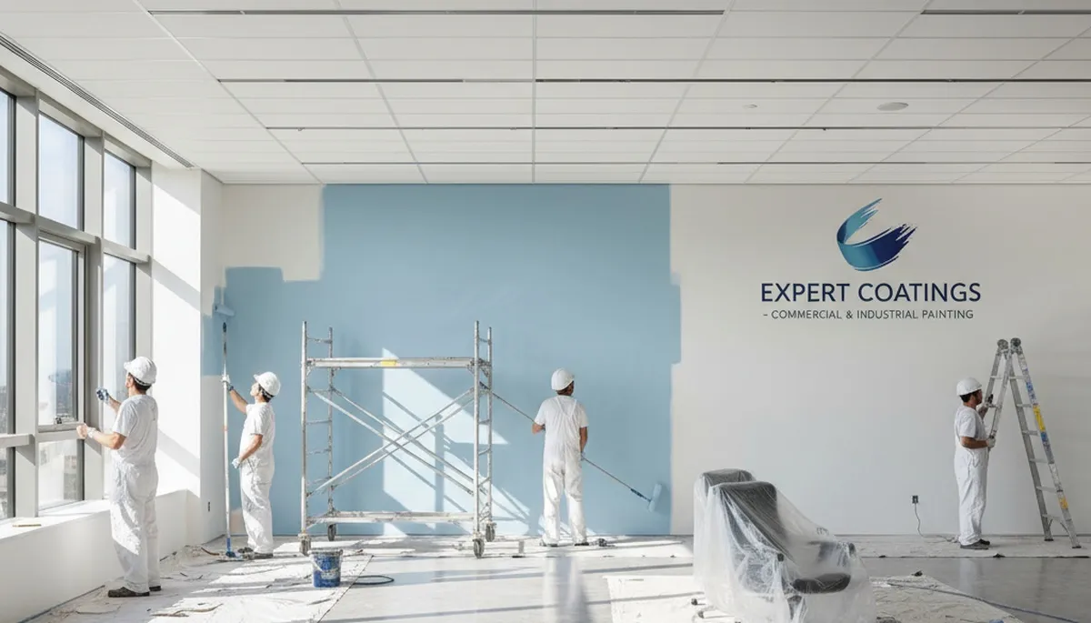 Commercial painting crew applying durable coastal coating in Bradenton, FL