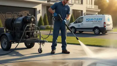 Concrete pressure cleaning in Bradenton, FL for driveways, patios, and walkways