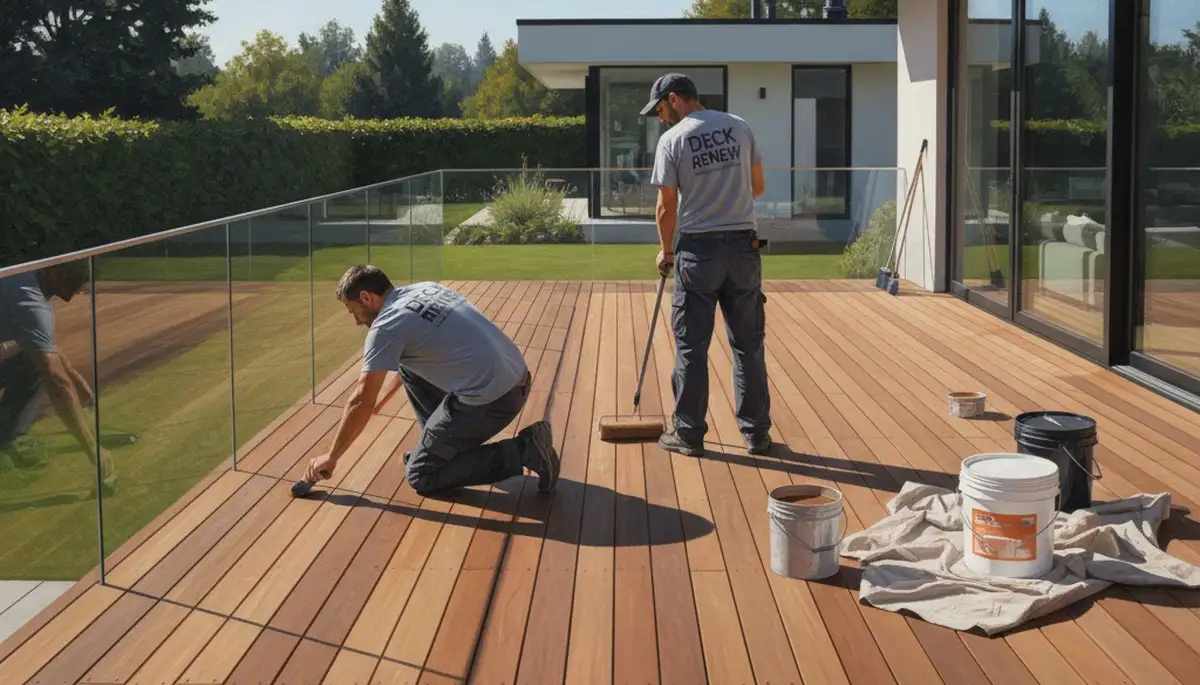 Deck painting in Bradenton, FL by Bradenton Paint Pros for durable, weather-resistant deck protection