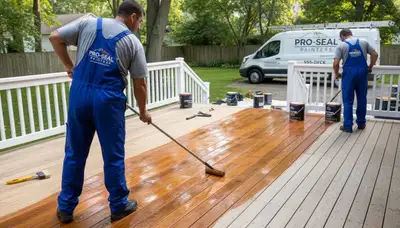 Professional deck sealing in Bradenton, FL protects wood from sun, humidity, and salt air