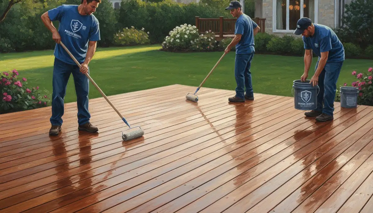 Professional deck sealing in Bradenton, FL protects wood from sun, salt air, and humidity