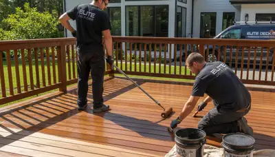 Bradenton, FL deck staining for wood decks, protecting against sun, humidity, and salt air