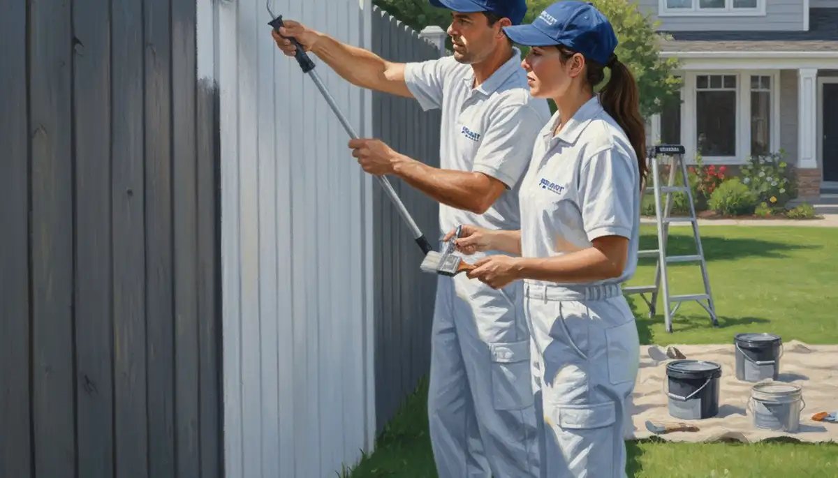 Fence painting in Bradenton, FL by Bradenton Paint Pros for durable, weather-resistant protection