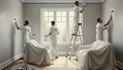 Bradenton, FL interior house painting by Bradenton Paint Pros for coastal home protection