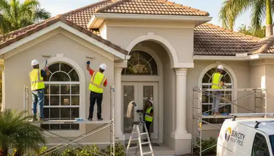 Bradenton, FL painters applying professional interior painting services for local homes and businesses