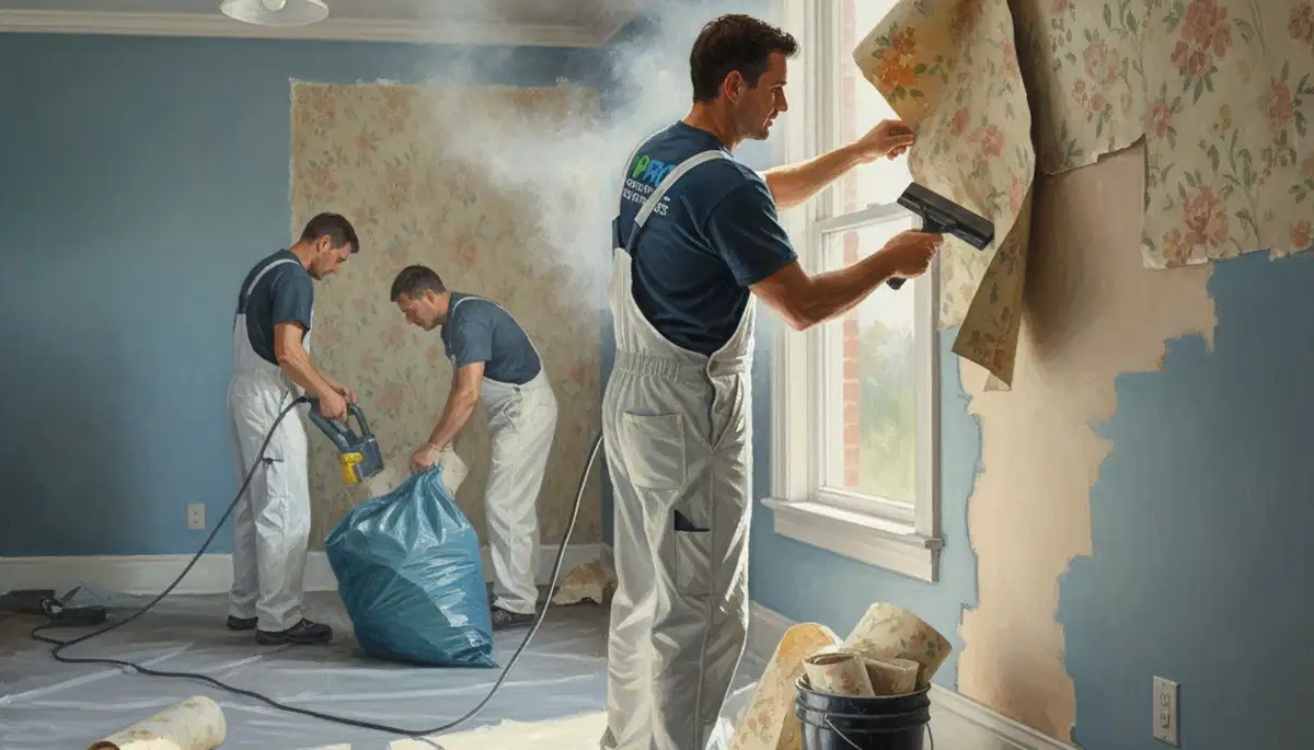 Bradenton, FL wallpaper removal service prepping walls for a smooth, durable finish