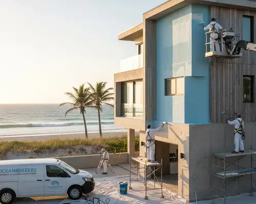 Exterior painting for coastal homes in Bradenton, FL built to withstand salt air and humidity